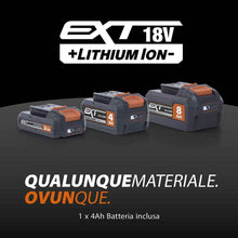 Sega circolare a batteria 165mm Evolution R165CCS-Li con lama multi-materiale TCT, batteria da 4Ah e caricabatterie rapido.