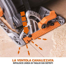 Sega circolare Evolution R185CCS da 185mm con lama multi-materiale TCT