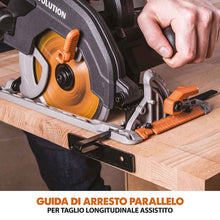 Sega circolare Evolution R185CCS da 185mm con lama multi-materiale TCT