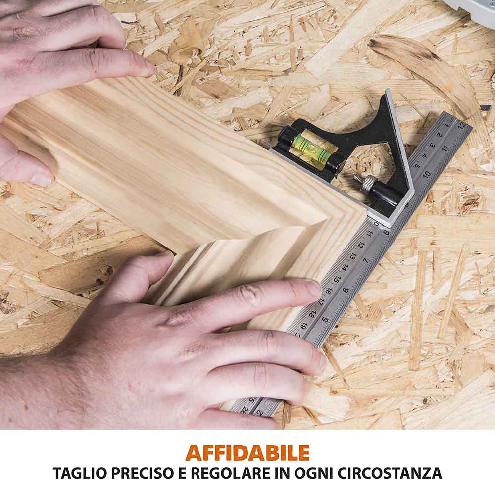 Pacchetto Evolution: Sega circolare R185CCSX+ con lama da 185mm multi-materiale TCT + borsa per il trasporto + Binari guida al taglio universali da 2,8 m