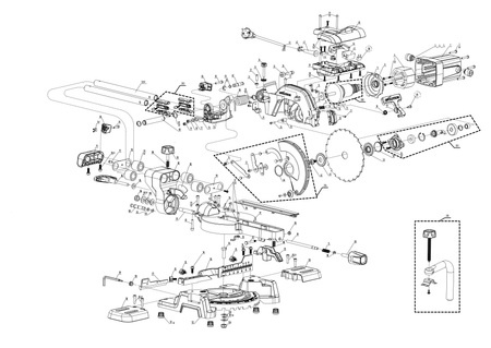 Evolution R185SMS Troncatrice radiale Ricambi