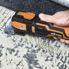 Utensile multifunzione a batteria Evolution R18MLT-Li senza batteria 2Ah e caricabatterie