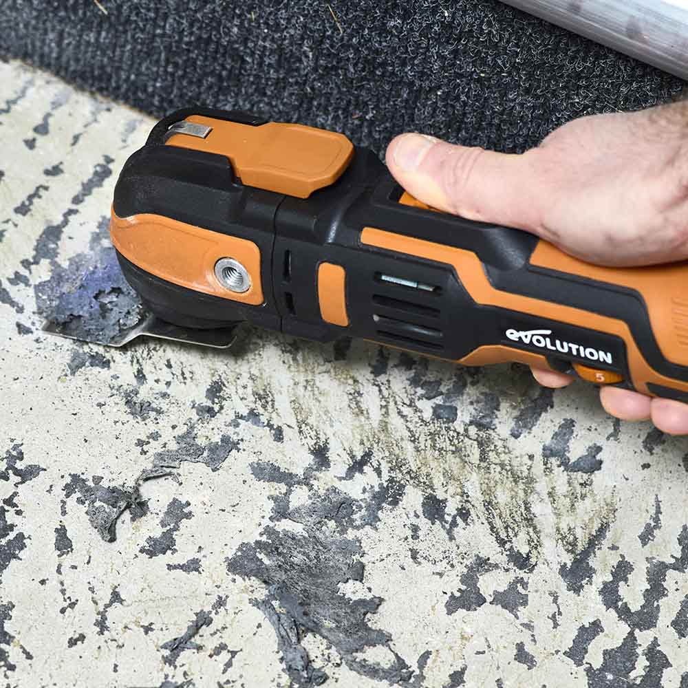 Utensile multifunzione a batteria Evolution R18MLT-Li senza batteria 2Ah e caricabatterie