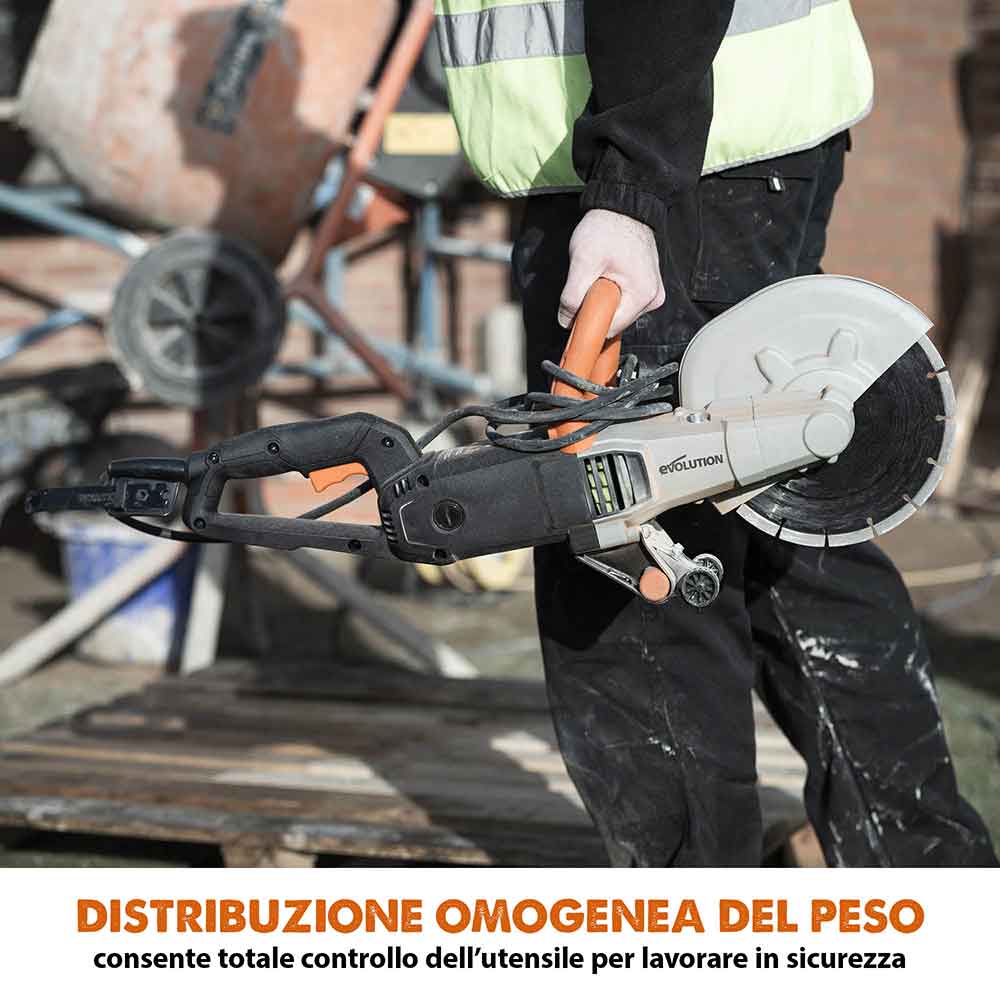 Sega per Calcestruzzo Elettrica Evolution R230DCT da 230 mm – senza disco