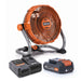 Ventilatore portatile a batteria Evolution R240FAN-Li con batteria da 2Ah e caricabatterie