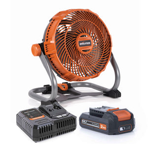 Ventilatore portatile senza fili Evolution R240FAN-Li con batteria da 2Ah e caricabatterie