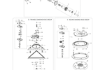 Evolution R255DWS-T Levigatrice per cartongesso Ricambi (Testa)