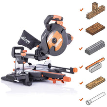 Pacchetto Evolution: Troncatrice radiale angolare da 255 mm R255SMS+ con lama multi-materiale TCT + Supporto universale