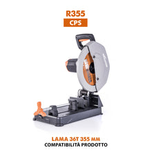 Lama multi-materiale TCT Evolution da 355 mm 36 denti foro 25,4 mm per sega circolare