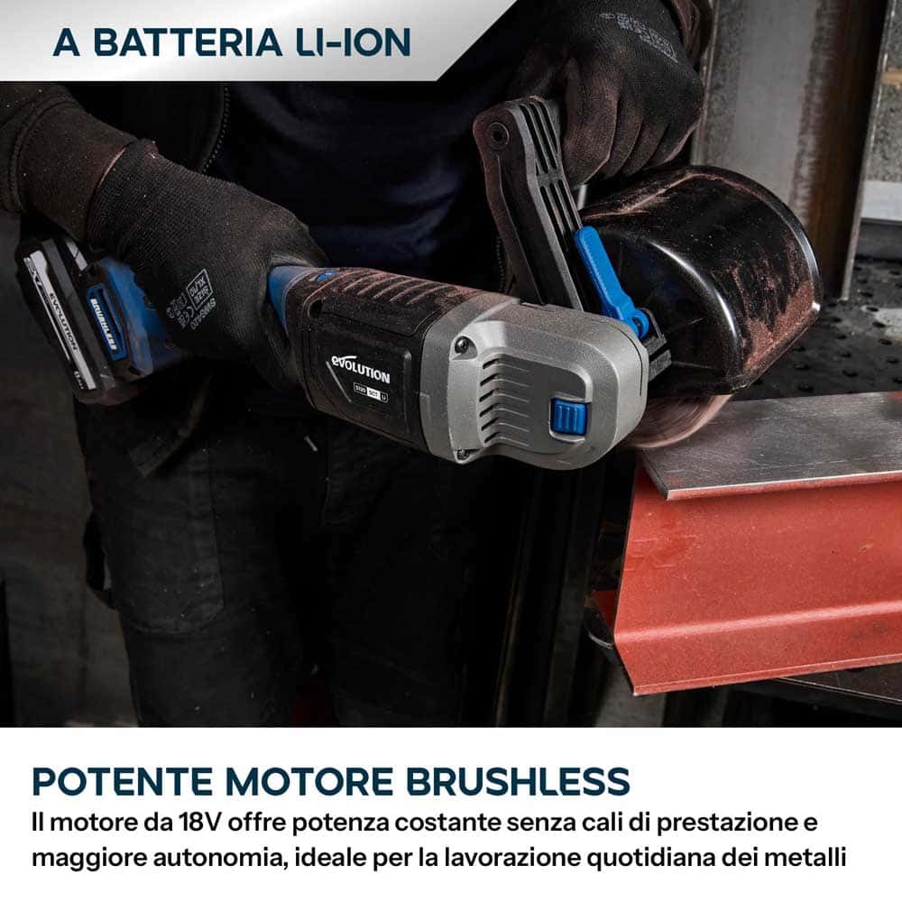 Satinatrcie a batteria 18V con motore a spazzole e 2 tamburi | S120SCT-Li