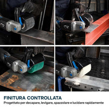 Satinatrcie a batteria 18V con motore a spazzole e 2 tamburi | S120SCT-Li