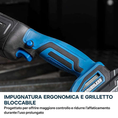Satinatrcie a batteria 18V con motore a spazzole e 2 tamburi | S120SCT-Li