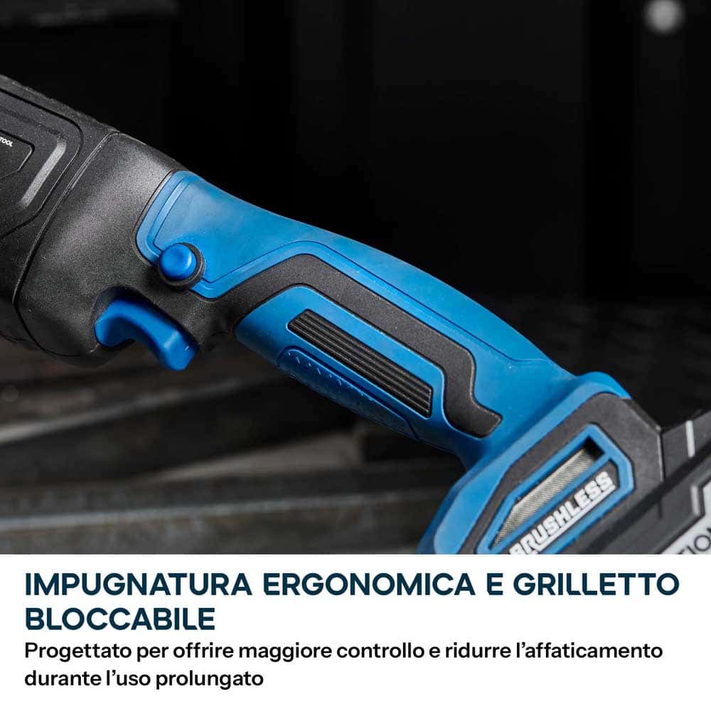 Satinatrcie a batteria 18V con motore a spazzole e 2 tamburi | S120SCT-Li
