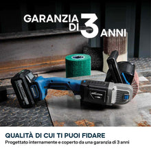 Satinatrcie a batteria 18V con motore a spazzole e 2 tamburi | S120SCT-Li