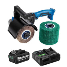 Satinatrcie a batteria 18V con motore a spazzole e 2 tamburi | S120SCT-Li