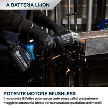 Smerigliatrice angolare a batteria da 125mm (5