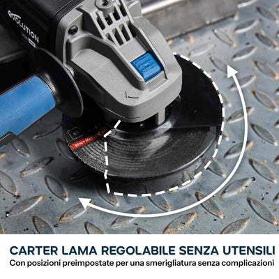 Smerigliatrice angolare a batteria da 125mm (5