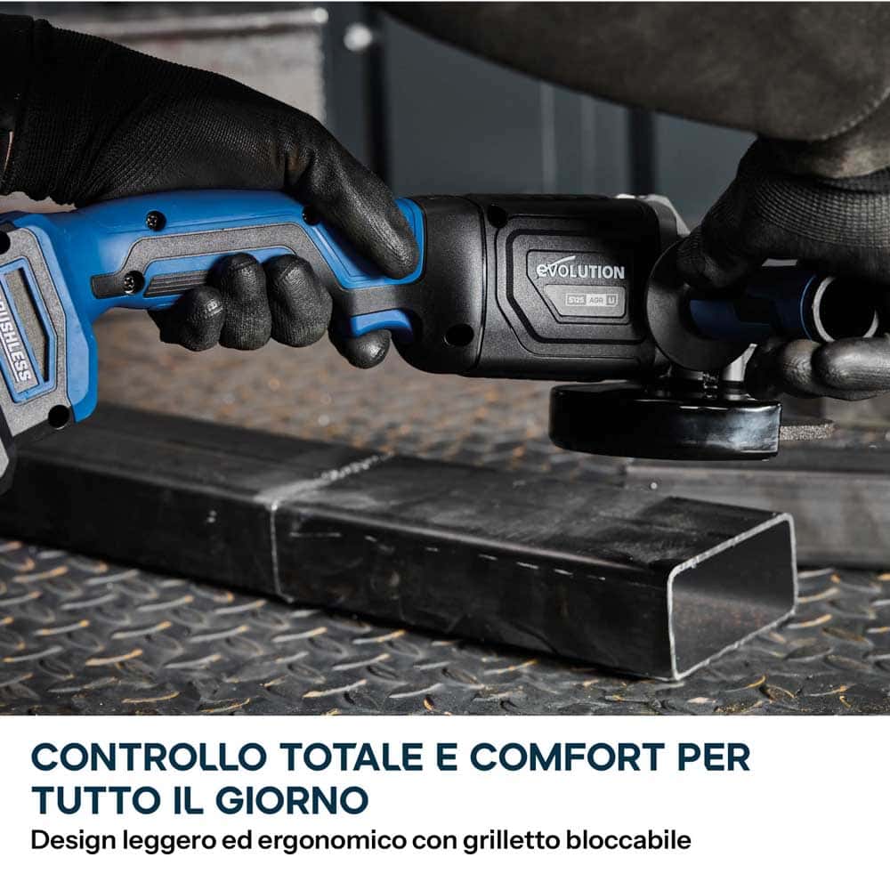 Smerigliatrice angolare a batteria da 125mm (5