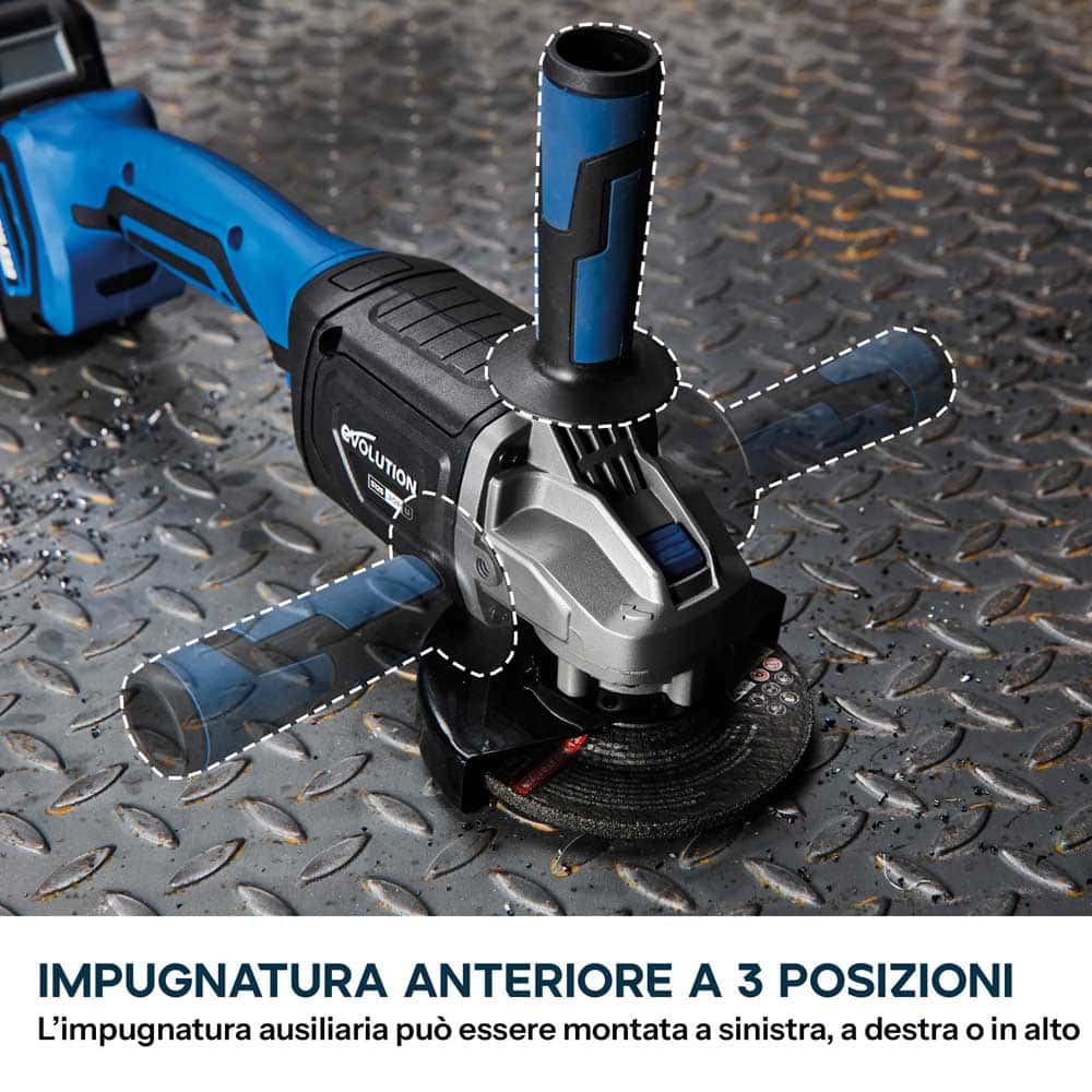 Smerigliatrice angolare a batteria da 125mm (5