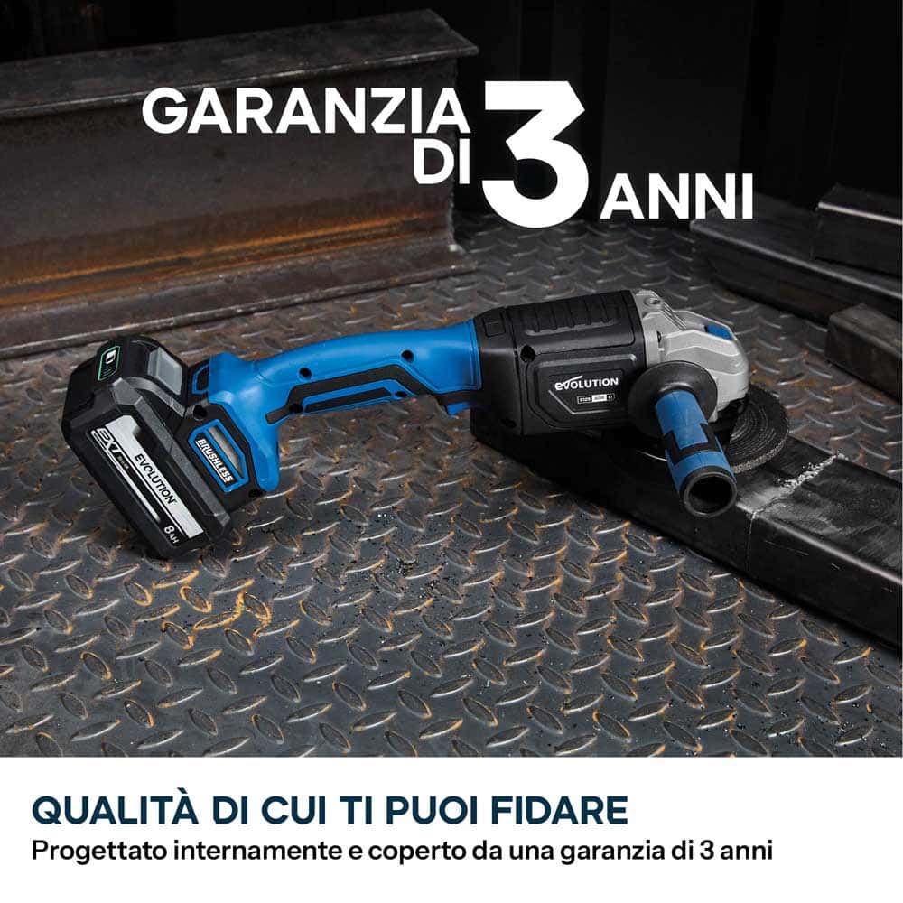 Smerigliatrice angolare a batteria da 125mm (5