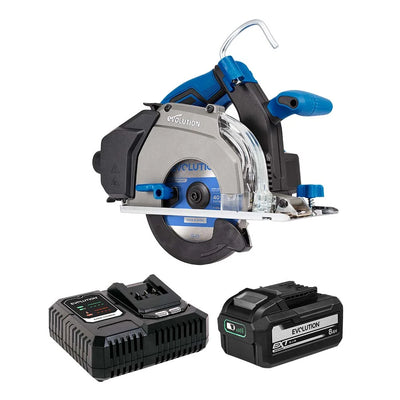 Sega circolare per ferro a batteria da 165mm con lama a taglio sottile | Profondità di taglio di 58mm | S165CCS-Li