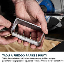 Sega circolare per ferro a batteria da 165mm con lama a taglio sottile | Profondità di taglio di 58mm | S165CCS-Li