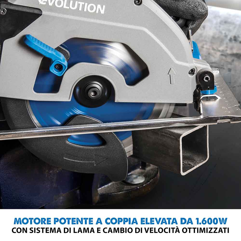 Sega circolare da 185mm Evolution S185CCSL per il taglio del metallo