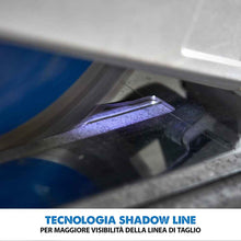 Pacchetto Evolution: Sega circolare S210CCS da 210mm per il taglio del metallo + binari di guida al taglio da 1,4m