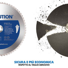 Pacchetto Evolution: Troncatrice a trazione da 355 mm S355CPS per il taglio del metallo + Supporto universale