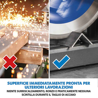 Pacchetto Evolution: Troncatrice a trazione da 355 mm S355CPS per il taglio del metallo + Supporto universale