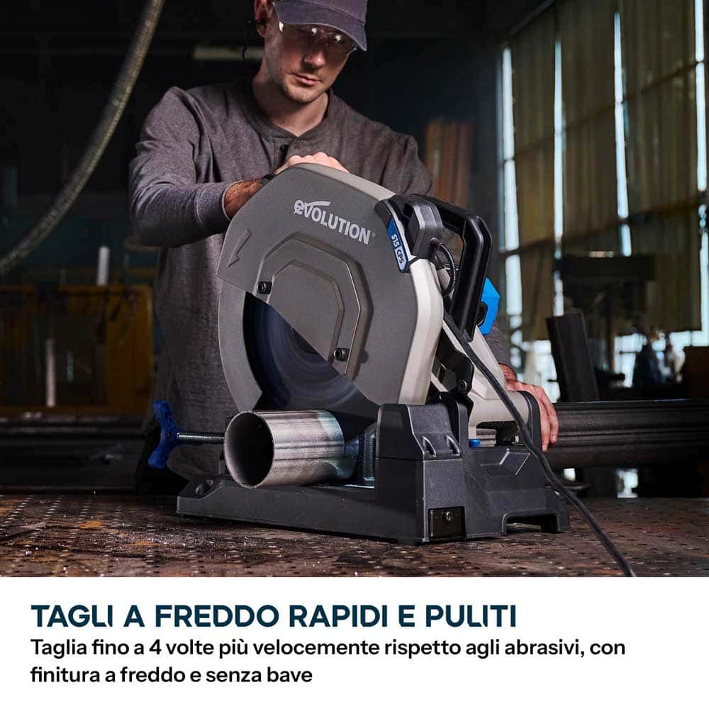 Troncatrice per metalli da 355mm con lama EvoMax e tecnologia del motore intelligente | S355CPS Gen 2