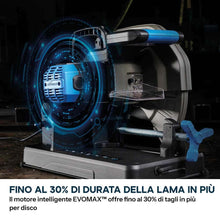 Troncatrice per metalli da 355mm con lama EvoMax e tecnologia del motore intelligente | S355CPS Gen 2