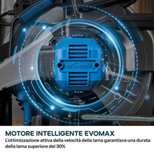 Troncatrice a trazione a batteria da 355mm per il taglio dei metalli, con motore brushless da 36V e lama EvoMax – S355CPS-Li