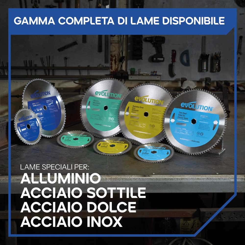 Troncatrice per metallo da 355mm con lama in TCT per acciaio dolce | S355CPSL