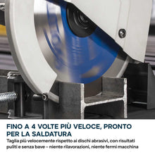 Troncatrice per metallo da 355mm con lama in TCT per acciaio dolce | S355CPSL