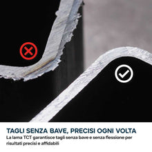 Troncatrice per metallo da 355mm con lama in TCT per acciaio dolce | S355CPSL