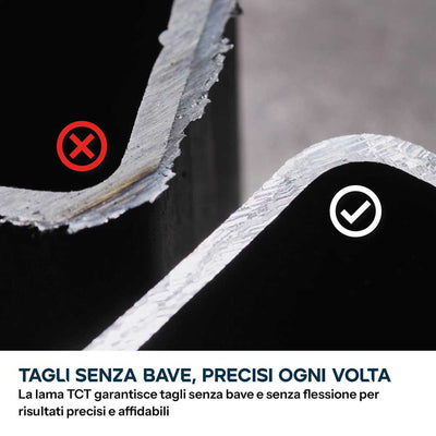 Troncatrice per metallo da 355mm con lama in TCT per acciaio dolce | S355CPSL