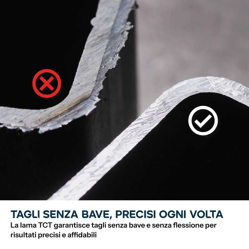 Troncatrice per metallo da 355mm con lama in TCT per acciaio dolce | S355CPSL