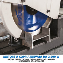 Pacchetto Evolution: Troncatrice a trazione da 355 mm S355CPS per il taglio del metallo + Supporto universale