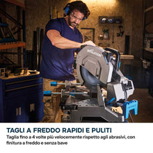 Troncatrice per metalli da 355mm con lama a lunga durata EVOMAX, tecnologia del motore intelligente e guida Shadowline | S355MCS-G2