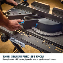 Pacchetto Evolution: Troncatrice per metalli S355MCS-G2 da 355mm con lama a lunga durata EVOMAX + Supporto con ruote