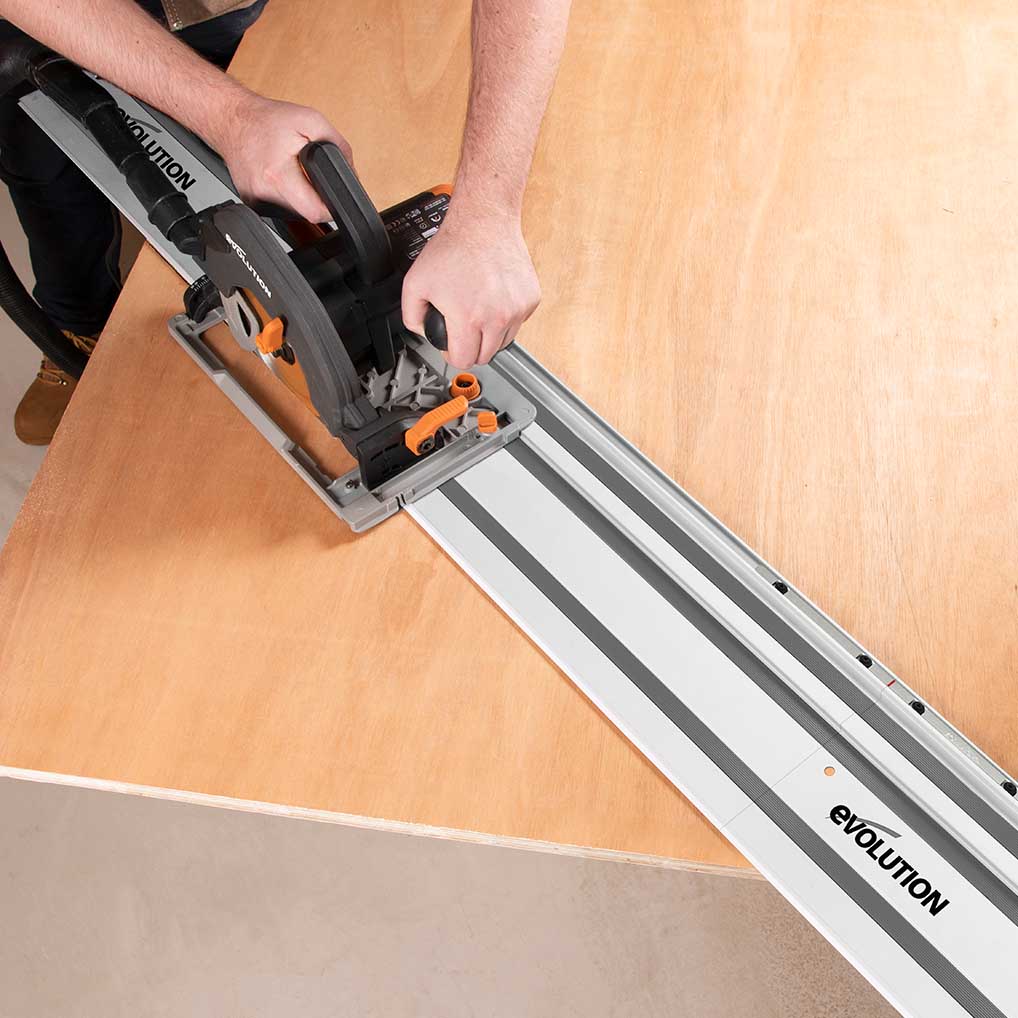 Binari di guida al taglio universali Evolution ST1400-G2 da 1,4 m per seghe circolari