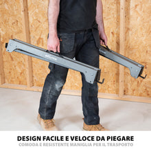 Kit di 2 cavalletti pieghevoli in metallo Evolution