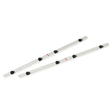 Barre di connessione auto-allineanti per binari