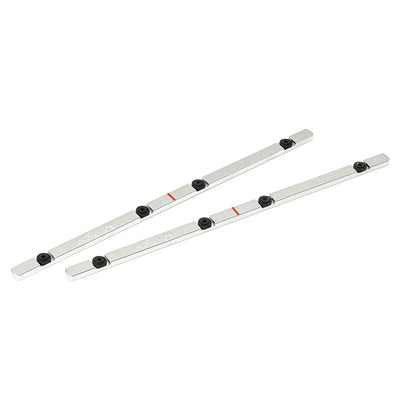 Barre di connessione auto-allineanti per binari