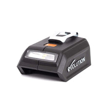 Caricatore per cellulare USB con luce LED per batterie Evolution