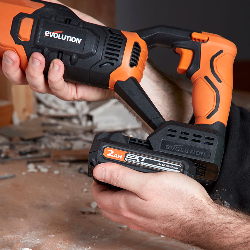 Batteria Li-Ion 2Ah 18V Evolution R18BAT-LI2