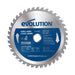 Lama per acciaio in TCT Evolution da 185 mm con 40 denti e alesaggio da 20 mm per troncatrice radiale angolare