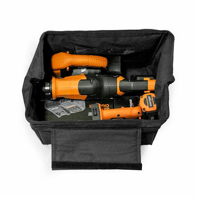 Borsa da trasporto per seghe circolari e utensili vari.