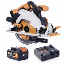 Sega circolare a batteria 165mm Evolution R165CCS-Li con lama multi-materiale TCT, batteria da 4Ah e caricabatterie rapido.